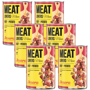 JOSERA Meatlovers Menu Hovězí maso s brambory 6x800g