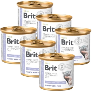 Brit gf veterinární diety pro kočky Gastrointestinal 6x200g