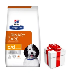 HILL'S PD Prescription Diet Canine c/d Urinary Care 4kg + překvapení pro kočku psa ZDARMA