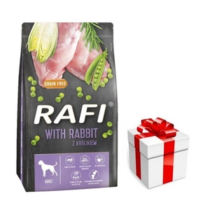 DOLINA NOTECI Rafi suché krmivo pro psy s králíkem 10kg + překvapení pro vašeho psa ZDARMA