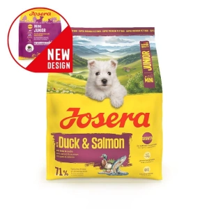JOSERA Mini Junior Kachna a losos  900 g