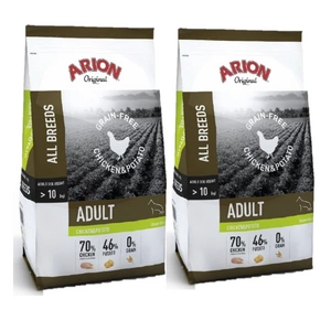 Arion Original Grain Free Chicken & Potato suché krmivo pro dospělé psy 2x12kg
