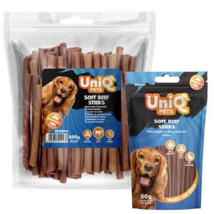 UNIQ PETS Pamlsky pro psy s příchutí hovězího masa 580g