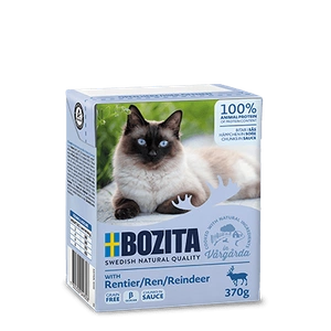 Kousky v omáčce BOZITA Cat se sobím masem - 370g