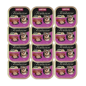 ANIMONDA Vom Feinsten mini junior drůbež/jelen 12x100g