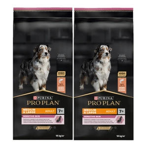 Purina Pro Plan Medium & Large 7+ Sensitive Optiderma 2x14kg