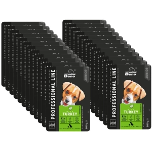 SUPER BENO Junior sáček pro štěňata všech plemen s krůtím masem 24x100g