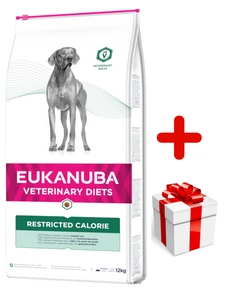 EUKANUBA Restricted Calorie 12kg + Překvapení pro psa