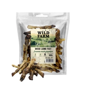 WILD FARM Sušená jehněčí kopýtka 300g pamlsek pro psy