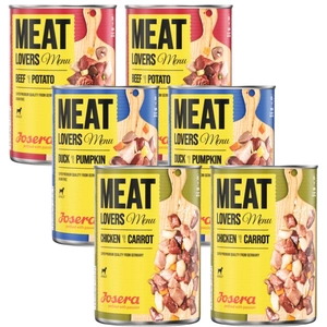 JOSERA Meatlovers Menu Mix příchutě 6x800g
