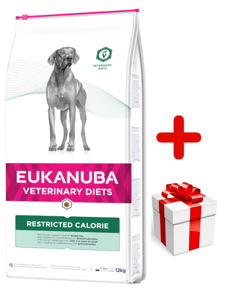 EUKANUBA Restricted Calorie 12kg + Překvapení pro psa | Krteckem.cz ...