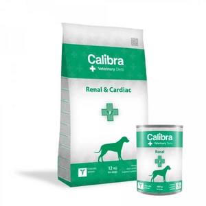 Calibra Veterinary Diets Dog Renal Cardiac 12 kg + Calibra Veterinary Diets Dog Renal 400 g