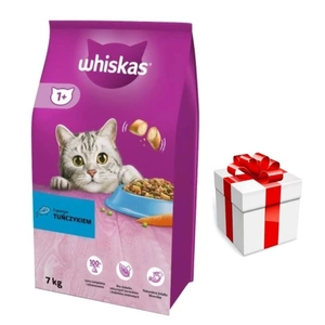 Whiskas 1+ s tuňákem 7 kg + Překvapení pro kočku