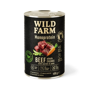 Wild Farm Monoprotein Beef 400 g hypoalergenní krmivo pro psy