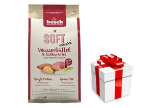 Bosch Soft Maxi Vodní buvol a sladké brambory 12,5kg + překvapení pro vašeho psa GRATIS