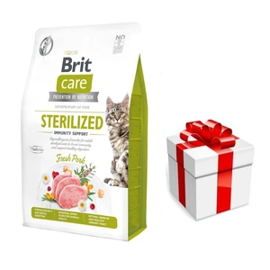 BRIT Care Cat Grain-Free Sterilized Immunity Support 7kg + PŘEKVAPENÍ ZDARMA !!!
