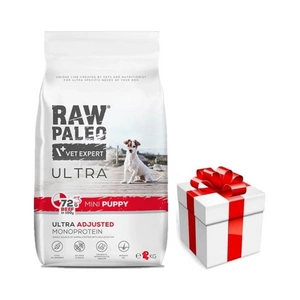 Vetexpert Raw Paleo Ultra Beef Puppy Mini 8kg + překvapení pro vašeho psa ZDARMA