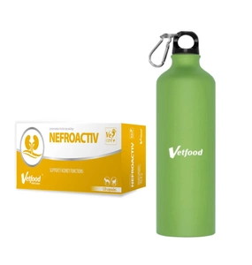 VETFOOD NefroActiv 120 kapslí + VETFOOD- Bidon