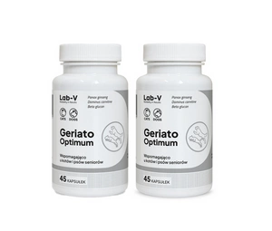 LAB-V Geriato Optimum – Podpora zdraví seniorů pro psy a kočky 2x45 kapslí
