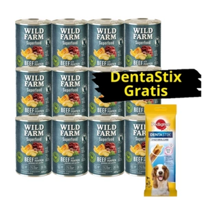 Wild Farm Superfood Beef 12x400 g bezobilné krmivo pro psy