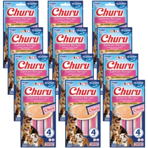 INABA Dog Churu (na rybí bázi) Losos 12x(4x14g)