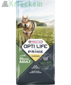 VERSELE-LAGA Opti Life Prime Adult Chicken 12,5 kg - krmivo bez obilovin pro dospělé psy s kuřecím masem