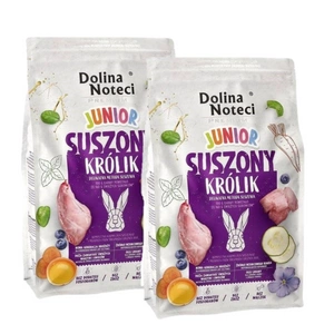 DOLINA NOTECI Premium Junior Rabbit sušené krmivo pro psy 2x4kg