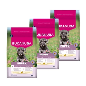 EUKANUBA Growing Puppy Small Breed 3x3kg kuře