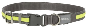 KERBL Light & Reflex osvětlený obojek, 45 - 65 cm x 25 mm, žlutý