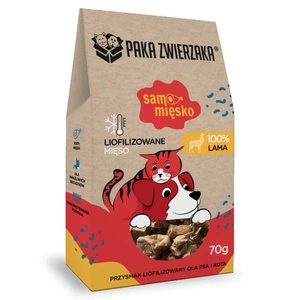 Paka Zwierzaka Lyofilizovaná pochoutka Samo Mięsko LAMA 70 g