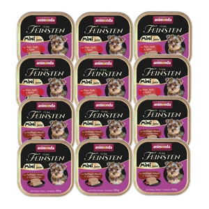 ANIMONDA Vom Feinsten mini junior MIX příchutí 12x100g