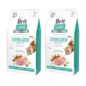 BRIT Care Cat  Grain- Free Sterilised Urinary Health 2x7kg SLEVA 3%
