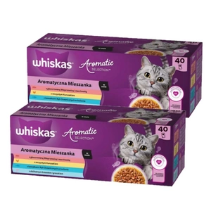 WHISKAS Adult Aromatic Mix sáčky 80 x 85 g - mokré krmivo pro kočky